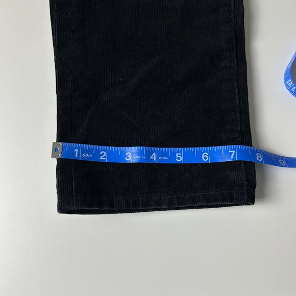 Helmut Lang Black Button Fly 5 Pocket Straight Corduroy Pants Men's Size 30 - Picture 15 of 16